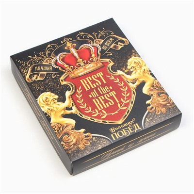 Полотенце махровое «Этель. Больших побед», 35×50 см, хлопок 100%, красное