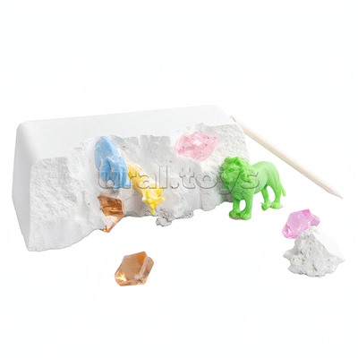 Раскопки "Ищи животных и кристаллы" (11 эл)