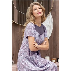 Сорочка ночная жен Mia Cara AW22WJ357B Rosa Del Te полосы