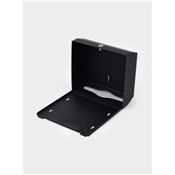 Диспенсер для бумажных полотенец в листах Stölz, 28.5×26.5×10 см, нержавеющая сталь, чёрный