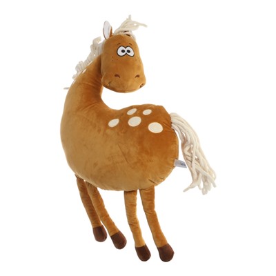 Мягкая игрушка - подушка «Конь Даниэль», рыжий, 40 см