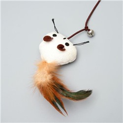 Дразнилка из натуральных материалов «Мышь», 40 см