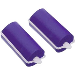 Dewal Beauty Бигуди резиновые, 25 мм, фиолетовый 3912