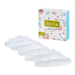 Lash&Go Набор силиконовых валиков 5 пар, S, M, M1, M2, L 18476
