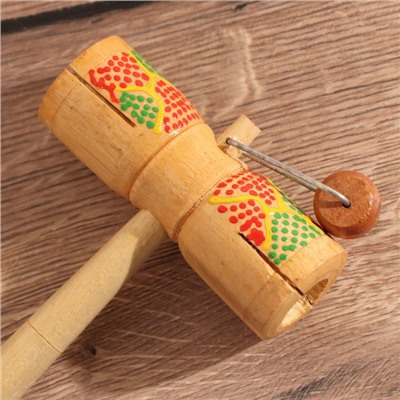 Сувенирный музыкальный инструмент «Стучалка», 18×9×3 см