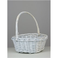 Корзина плетёная Des, ива, белый