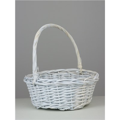 Корзина плетёная Des, ива, белый