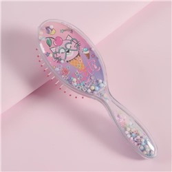 Расчёска-шейкер Ice cream, 5×18(±1) см, рисунок МИКС