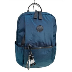 Женский рюкзак из текстиля, цвет изумрудный