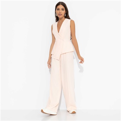 Жилет с эффектом многослойности, Стильный лидер (peach)