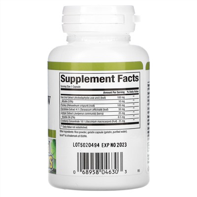 Natural Factors, средство для улучшения мочеотделения, 90 капсул