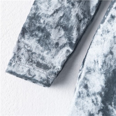 Платье для девочки KAFTAN «Куколка», рост 110-116, серо-голубое