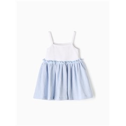 Сарафан для девочки «Крошка Я. Муслин», рост 80-86 см, голубой