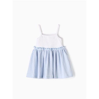 Сарафан для девочки «Крошка Я. Муслин», рост 80-86 см, голубой