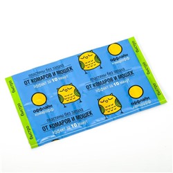 Пластины от комаров и мошек «Оффлайн Комарофф», без запаха,10 шт.