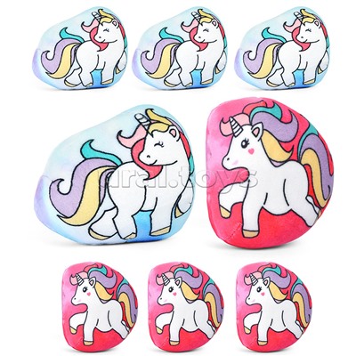 Игрушка -Антистресс "Подушка с Единорогами"