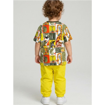 Комплект детский трикотажный для мальчиков: джемпер (футболка), брюки