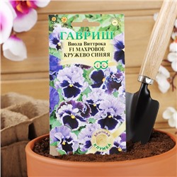 Семена цветов виола «Махровое кружево», цветной пакет, 4 шт.