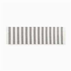 Дорожка на стол «Этель» Graphite 40×146 см, лен 100%, 260 г/м², белая/серая