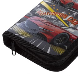 Пенал 2-х ств. 190х115 мм "Автопобедитель" с табл.умножения (083302) 43018 Хатбер