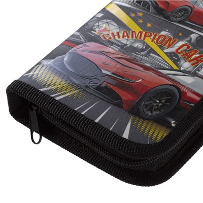 Пенал 2-х ств. 190х115 мм "Автопобедитель" с табл.умножения (083302) 43018 Хатбер