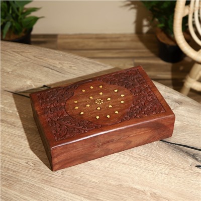 УЦЕНКА Шкатулка «Идеал», 30×20×9 см, дерево