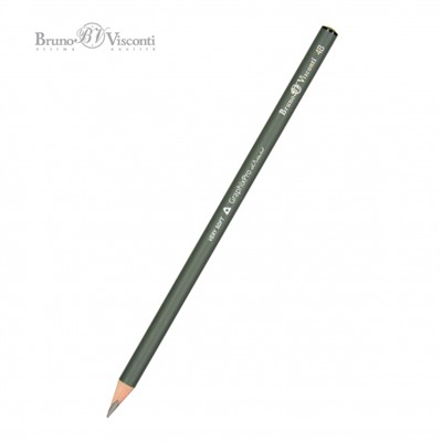 Карандаш черногр. "Графика/GraphixPro"  4В трехгранный 21-0017 Bruno Visconti