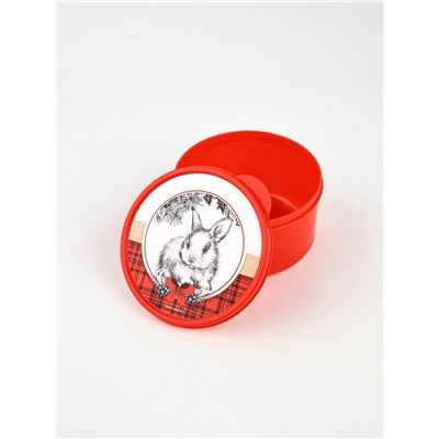 Ланч - бокс новогодний «Зайка», 500 мл