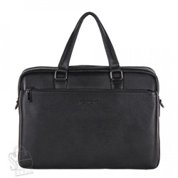 Портфель мужской кожаный 66275H black Heanbag