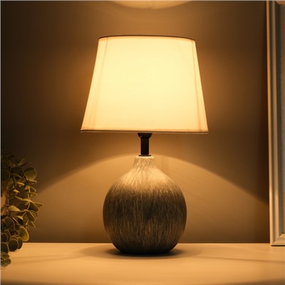 Лампа настольная «Тезис» 1×40 Вт Е14 серый 20×20×32 см