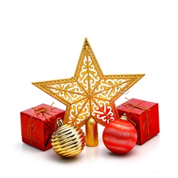 Набор новогодних украшений "Краски Нового года" (6см)