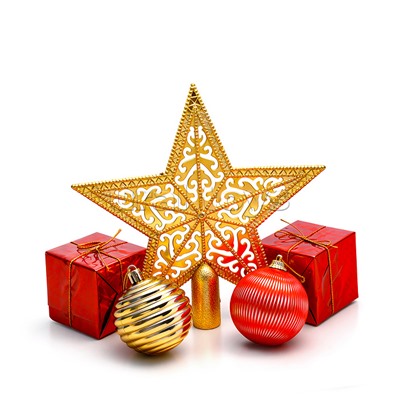 Набор новогодних украшений "Краски Нового года" (6см)