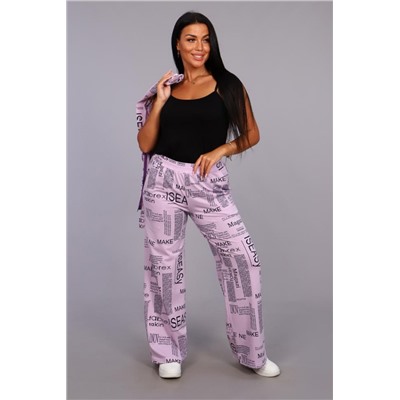 Брюки 36562 (Сиреневый)