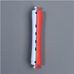 Бигуди «Коклюшки», d = 1 см, 9 см, 12 шт, цвет красный/голубой