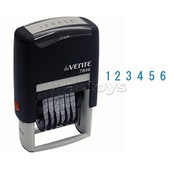 Нумератор автоматический 7846, 6-ти разрядный 4 мм, в блистере