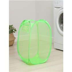 Корзина для белья складная Доляна, 34×34×56 см, МИКС