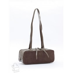 Сумка женская кожаная 6658-1VG gray Vitelli Grassi