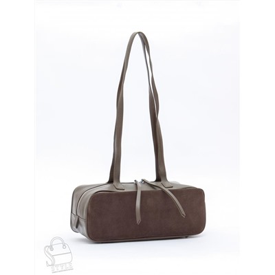 Сумка женская кожаная 6658-1VG gray Vitelli Grassi