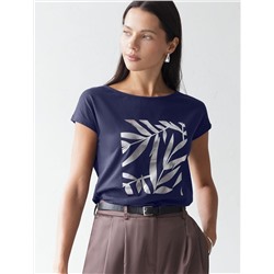 VILATTE Футболка D49.134