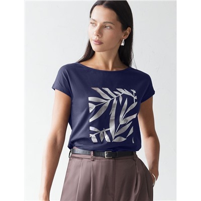 VILATTE Футболка D49.134