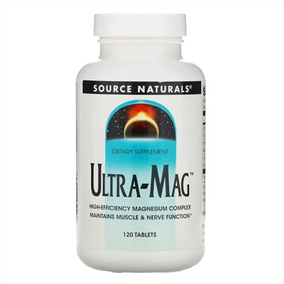 Source Naturals, Ultra-Mag, 120 таблеток