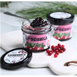 Конфитюр таежный ТАЕЖНАЯ БРУСНИКА / 100 г / банка / Солнечная Сибирь