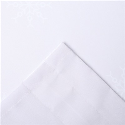 Комплект штор для кухни с подхватами «Этель. Новогоднее чудо», 2 шт., белые, 145×180±5 см