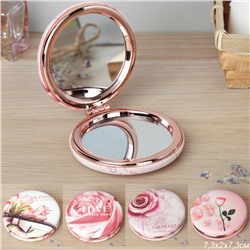 Зеркало карманное 7 см / MB-25 /уп 12/300/