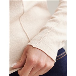 Джемпер тонкой вязки из хлопка с нейлоном