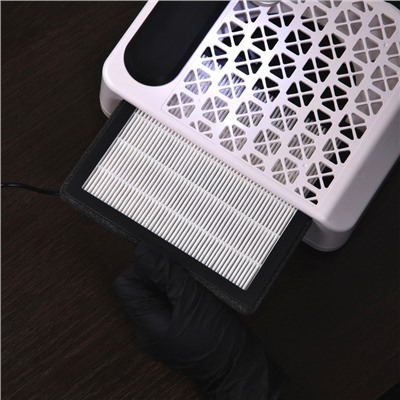 УЦЕНКА Аппарат для маникюра и педикюра Windigo LMH-04, 80 Вт, 35000 об/мин, лампа, ручка, белый 97