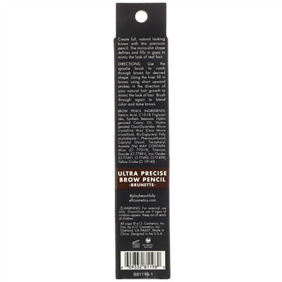 E.L.F., Ultra Precise Brow Pencil, Brunette, 0.002 oz (0.05 g)