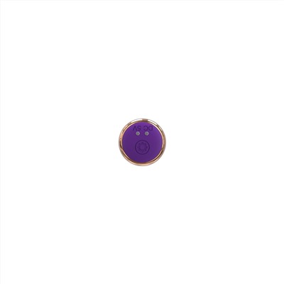 Фиолетовый вибромассажер Nipple Vibrator - 14,5 см.