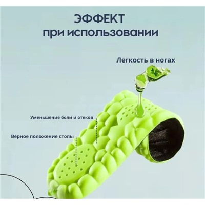 Стельки для обуви,EPE-пена ,дышащие,массажные,универсальные р-р 40-46.1 пара