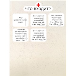 Автомобильная аптечка первой помощи №1 «Мицар», дорожная, футляр 5М